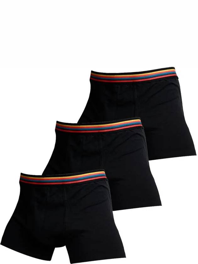 Artis Stripe Boxer Briefs 3 Pack Black - PAUL SMITH - BALAAN.