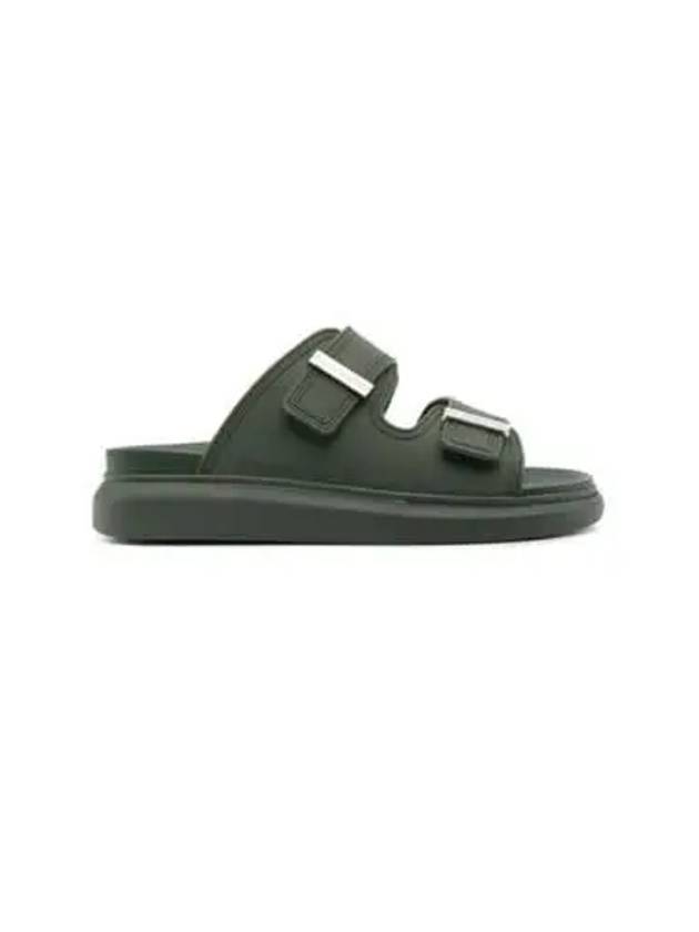 Men s Hybrid Rubber Slippers Green - ALEXANDER MCQUEEN - BALAAN 2