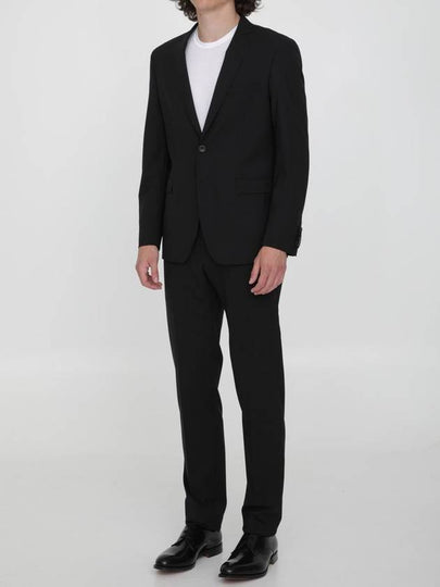 Black Stretch Wool Suit - TONELLO - BALAAN 2