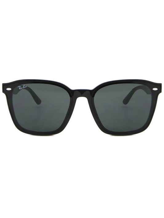 Geometric Frame Sunglasses Black - RAY-BAN - BALAAN 1