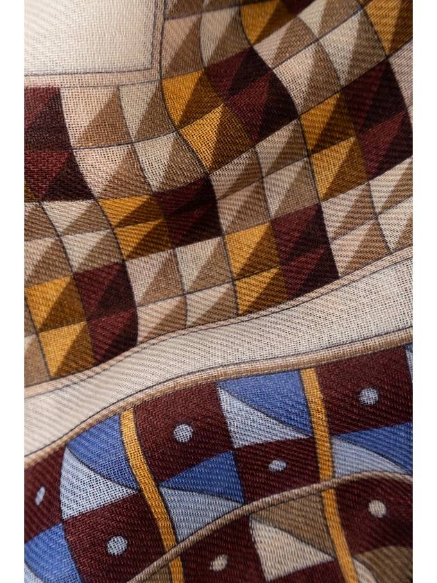 FERRAGAMO Cashmere Scarf With Print, Women's, Multicolour - SALVATORE FERRAGAMO - BALAAN 4