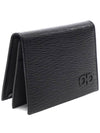 Men's Gancini Card Wallet Black - SALVATORE FERRAGAMO - BALAAN 4