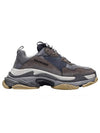 Triple S Low Top S Sneakers Grey Brown - BALENCIAGA - BALAAN 2