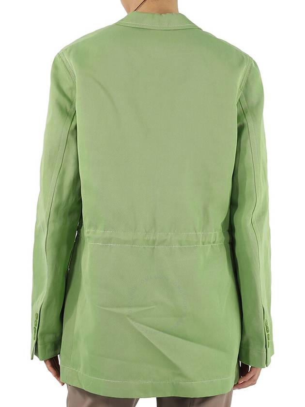 Petar Petrov Ladies Green Issa Single-Breasted Oversized Jacket, Brand Size 38 (US Size 4) - PETAR PETROV - BALAAN 3