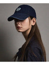 Vintage washed denim wappen ball cap deep blue - FFEFF STUDIO - BALAAN 3