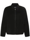 Wool Zip-Up Jacket Black - ACNE STUDIOS - BALAAN 1