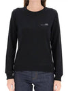 Item Logo Sweatshirt Black - A.P.C. - BALAAN.