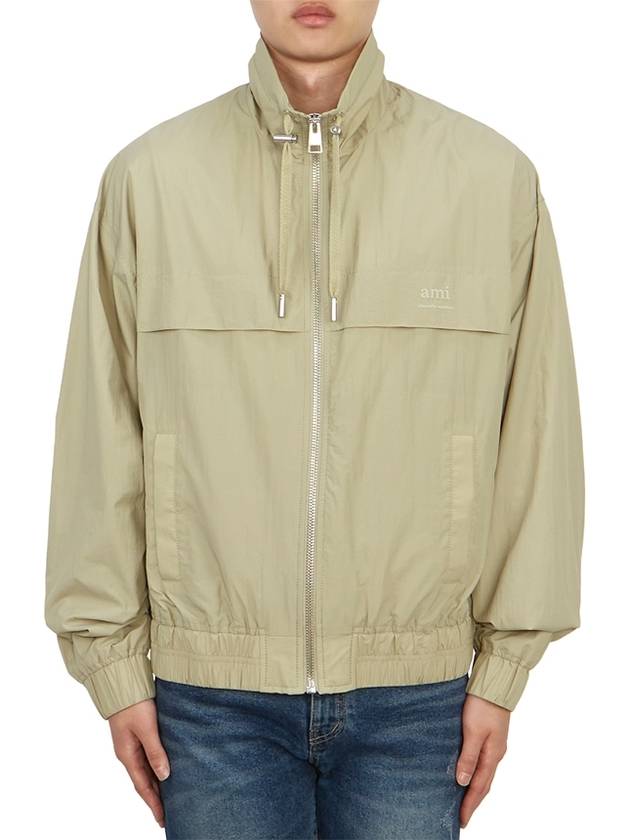 Alexandre Mattiussi Zipper Windbreaker Sage - AMI - BALAAN 2