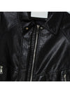 Overfit string eco leather jacket black - THE GREEN LAB - BALAAN 7