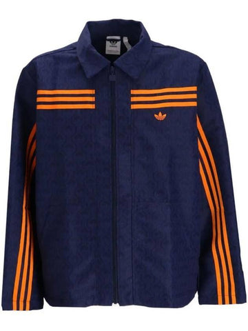 Originals 70s Club Zip-Up Jacket Night Indigo - ADIDAS - BALAAN 1