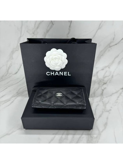 Card Holder Grained Calfskin & Gold Black - CHANEL - BALAAN 2