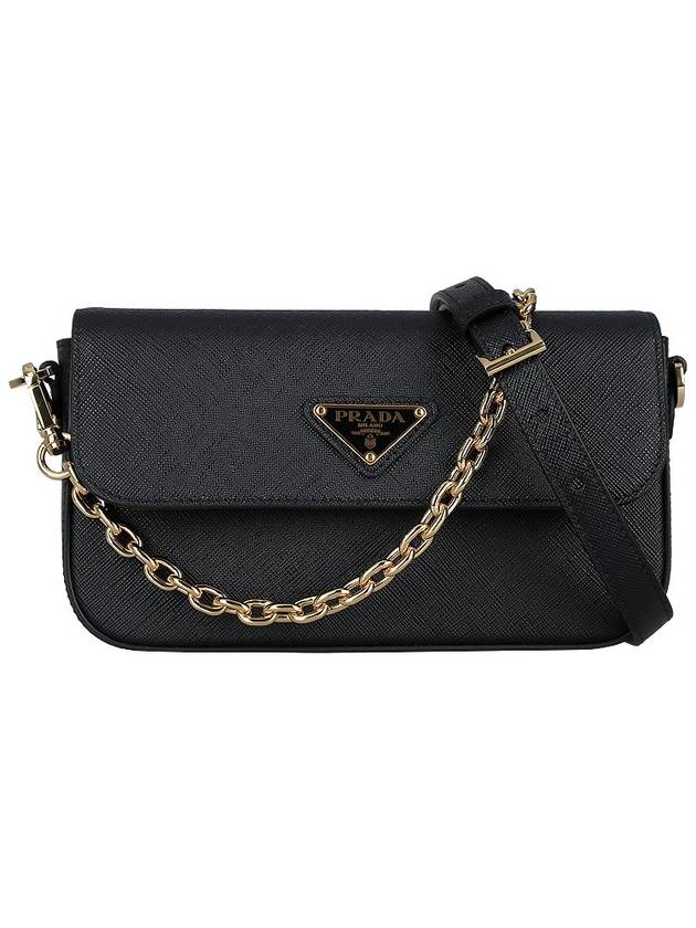 triangle logo saffiano mini bag 1BD356 NZV F0002 - PRADA - BALAAN 2