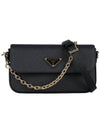 Saffiano Leather Mini Bag Black - PRADA - BALAAN 3