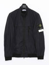 Garment Dyed Crinkle Reps R-Nylon Jacket Blue - STONE ISLAND - BALAAN 3