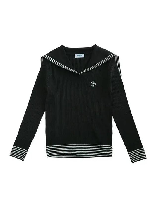 New sailor long sleeve knit BLACK - MONBIRDIE GOLF - BALAAN 1