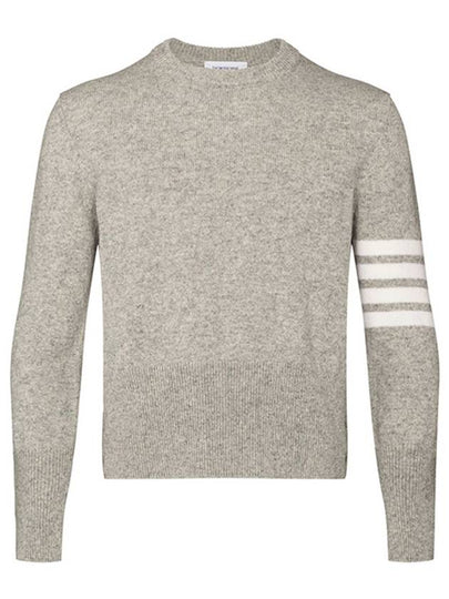 4 Bar Logo Wool Knit Top Grey - THOM BROWNE - BALAAN 2