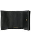 Logo Leather Half Wallet Black - BALENCIAGA - BALAAN 5