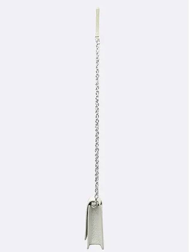 Maison Margiela SA3UI0008 Ivory Color Stitched Wallet Chain Cross Bag - MAISON MARGIELA - BALAAN 4