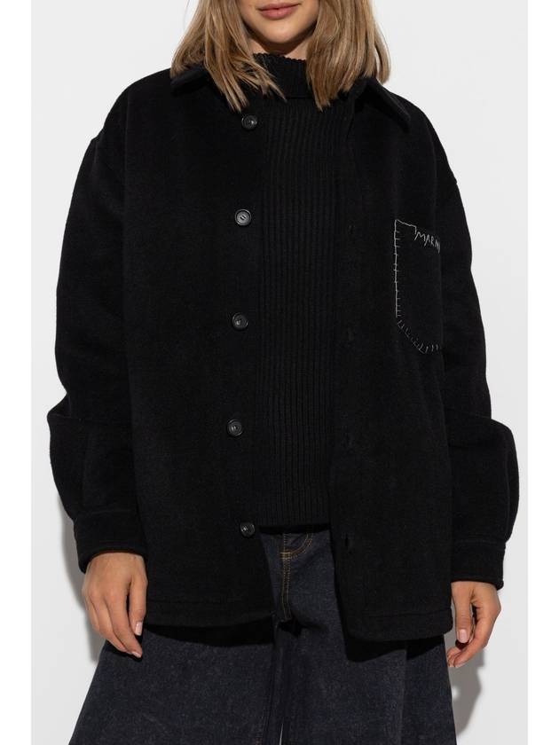 Marni Wool Jacket, Women's, Black - MARNI - BALAAN 3