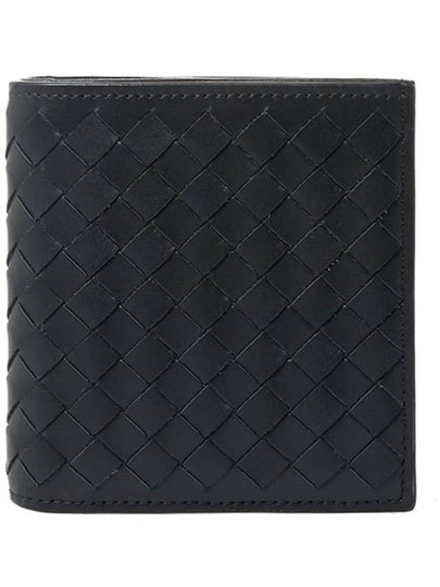 Intrecciato Small Folder Half Wallet Black - BOTTEGA VENETA - BALAAN 2