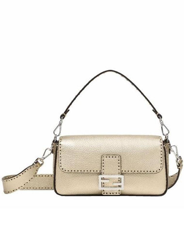 Baguette Selleria Shoulder Bag Gold - FENDI - BALAAN 1