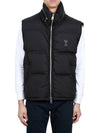 De Coeur Zip-Up Padded Vest Black - AMI - BALAAN 3