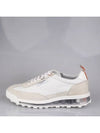 Women Vitello Calf Tech Runner Clear Sole Low Top Sneakers White - THOM BROWNE - BALAAN 2