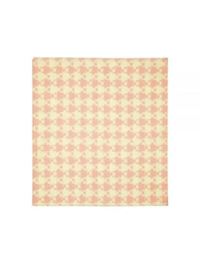 Houndstooth Pattern Silk Scarf Pink - BURBERRY - BALAAN 2