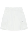 A-line cargo skirt white - BUTTONPLAY - BALAAN 1