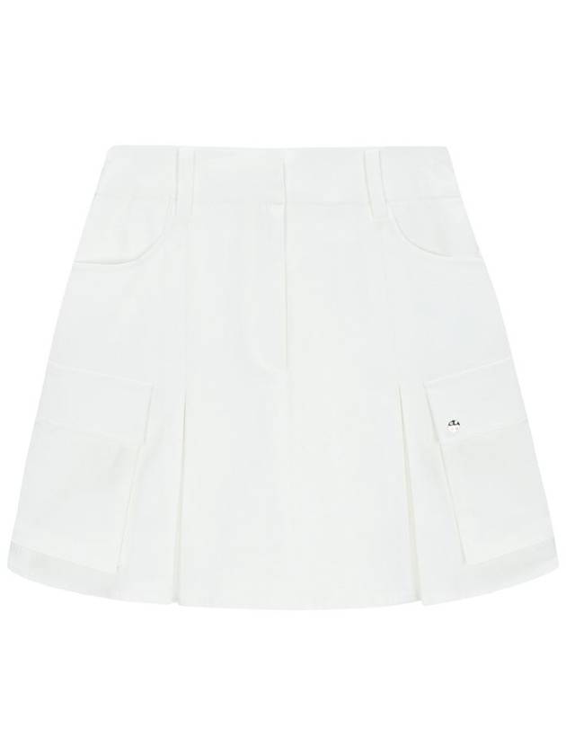 A-line cargo skirt white - BUTTONPLAY - BALAAN 1