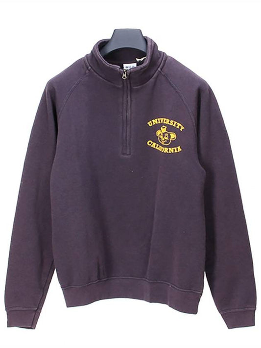 Half zipup sweatshirt FZ CALIFORNIA LIWA89 NAVY BLUE WDC003 - WILD DONKEY - BALAAN 1