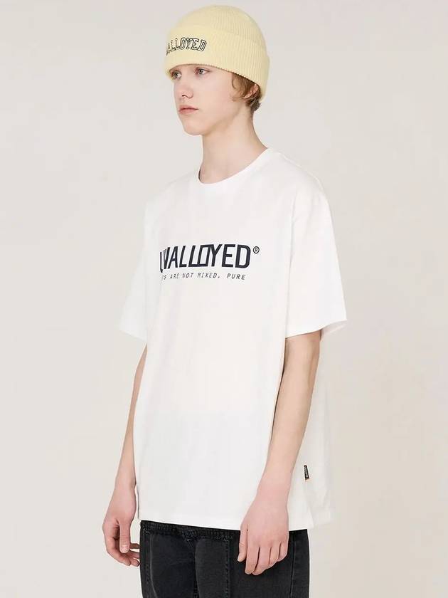 Logo T-Shirt White - UNALLOYED - BALAAN 3