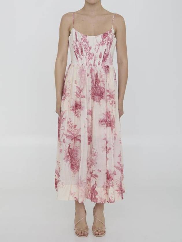 24FW midi dress 9928DSS243 PINK - ZIMMERMANN - BALAAN 1