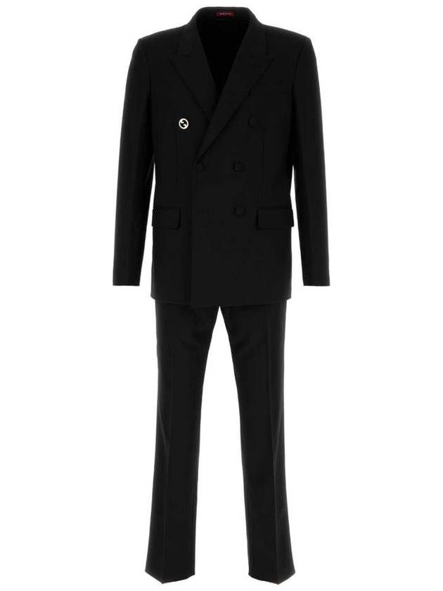 Men s Wool Suit Black - GUCCI - BALAAN 2