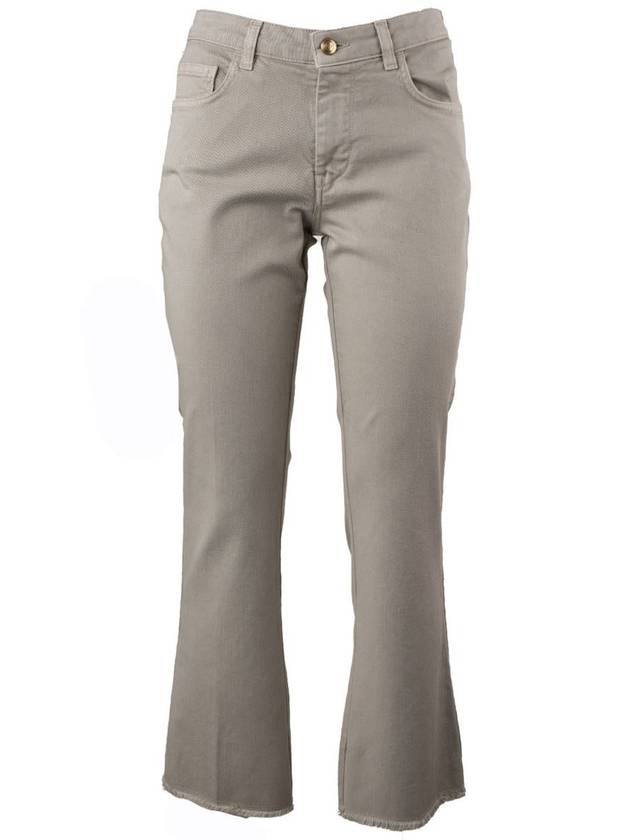 Fay Denim Pants 5 Pockets Sand - FAY - BALAAN 1