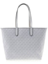 Eliza Logo Print Large Tote Bag White - MICHAEL KORS - BALAAN 5