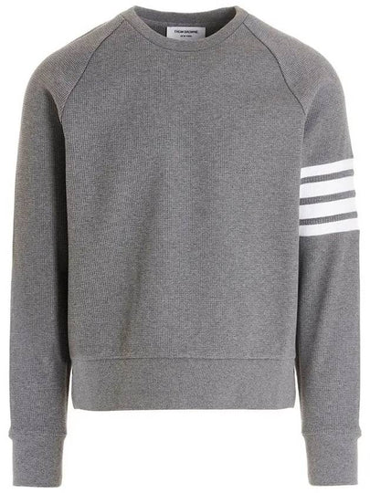 4 Bar Stripe Sweatshirt Grey - THOM BROWNE - BALAAN 2