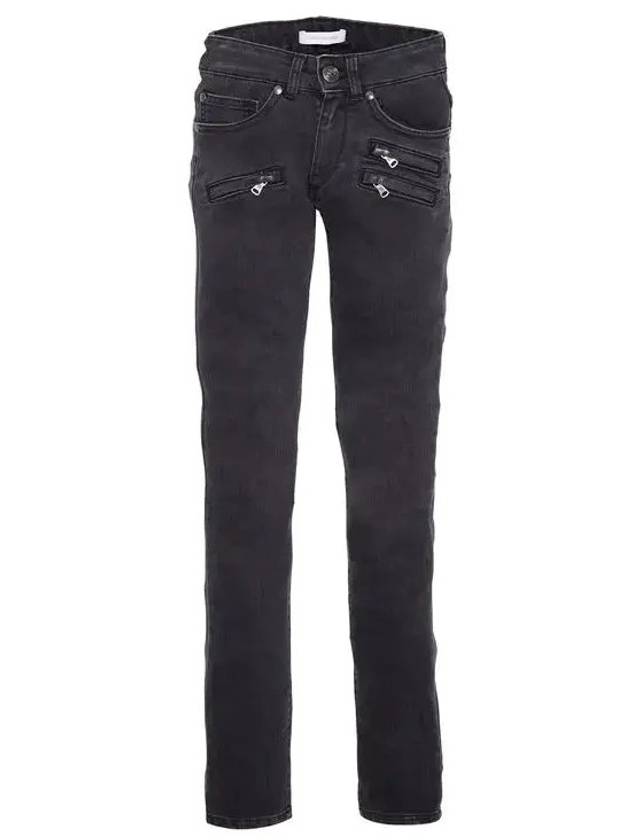 Multi-Pocket Washed Skinny Jeans Black - BALMAIN - BALAAN 1