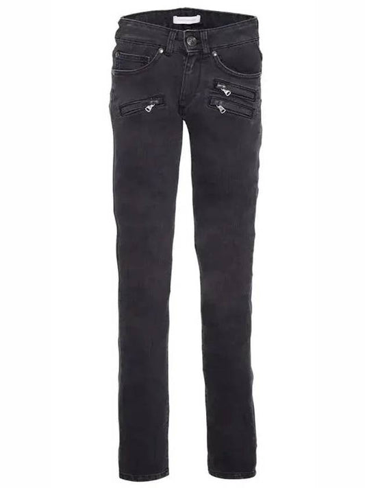 Multi-Pocket Washed Skinny Jeans Black - BALMAIN - BALAAN 1