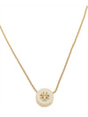 Kira Enamel Pendant Necklace Gold - TORY BURCH - BALAAN 3