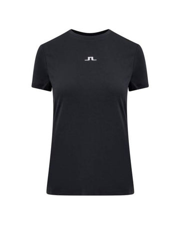 Ada Short Sleeve T-Shirt Black - J.LINDEBERG - BALAAN 1