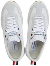 Fine Kid Suede Tech Runner White - THOM BROWNE - BALAAN 3