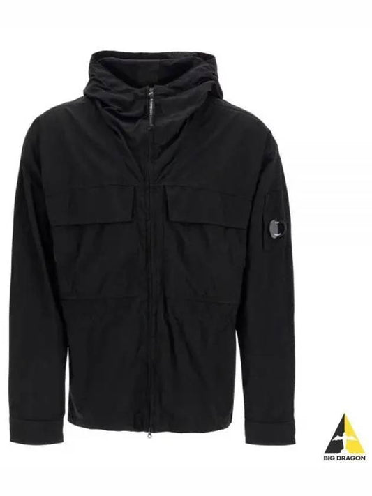 Taylon-P Zip Up Hoodie Black - CP COMPANY - BALAAN 2