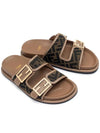 Feel Fabric Slippers Brown - FENDI - BALAAN.