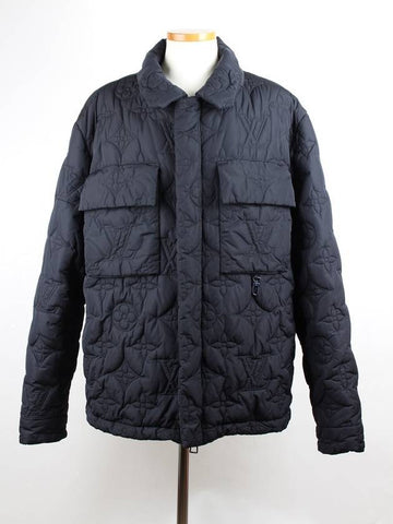 LV Flower Quilted Padded Jacket 56 - LOUIS VUITTON - BALAAN 1