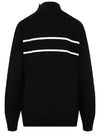 Women's logo line neck button knit black 9F000 11 M1131 999 - MONCLER - BALAAN 3