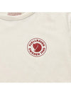 Men s 1960 logo t shirt chalk white 87313113 M - FJALL RAVEN - BALAAN 4