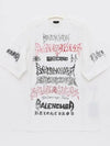 Cotton Crew Neck Short Sleeve T-shirt White - BALENCIAGA - BALAAN 2