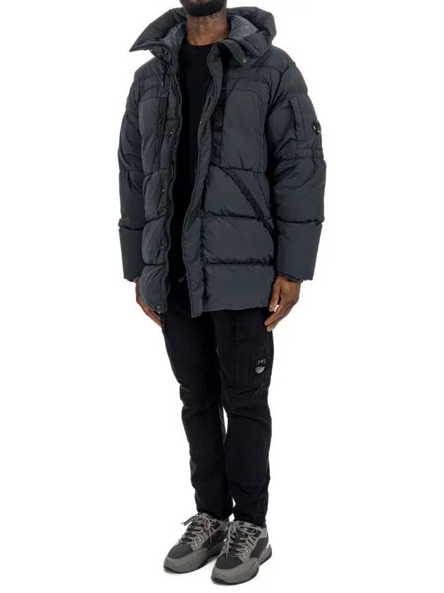 CP Company Nycra R Hooded Long Down Jacket 17CMOW173A 005864G 995 - CP COMPANY - BALAAN 3