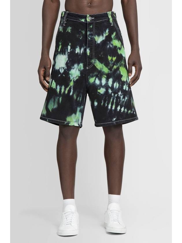 Men's Tie Dye Shorts Green - AMI - BALAAN 2